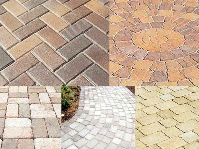 Block paving patterns