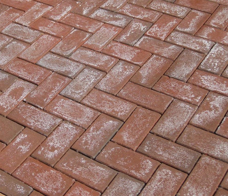 Efflorescence-paving