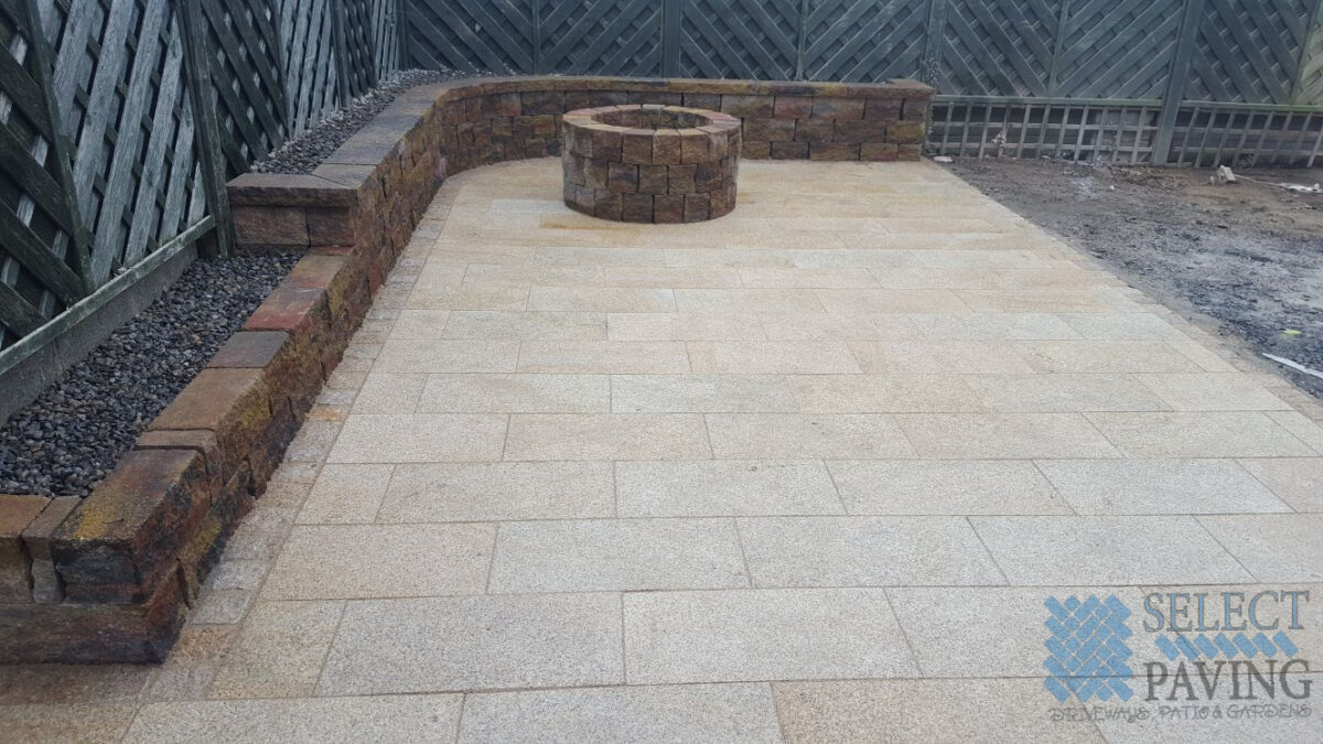 Granite Patio Completed in Belgard - Tallaght