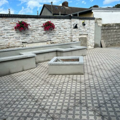 Porcelain patio installation in Artane, Dublin