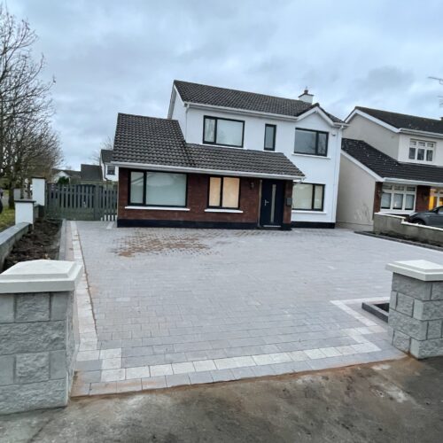 Corrib Paved Driveway and Newgrange Granite Slabbed Patio in Dunshaughlin,…
