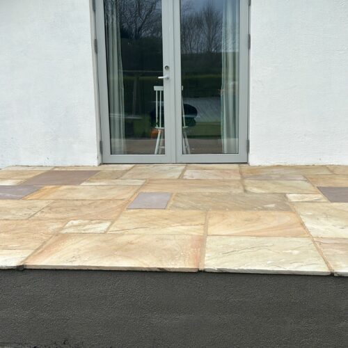Gravelled Driveway and Indian Sandstone Slabbed Patio in Ashford, Co.…