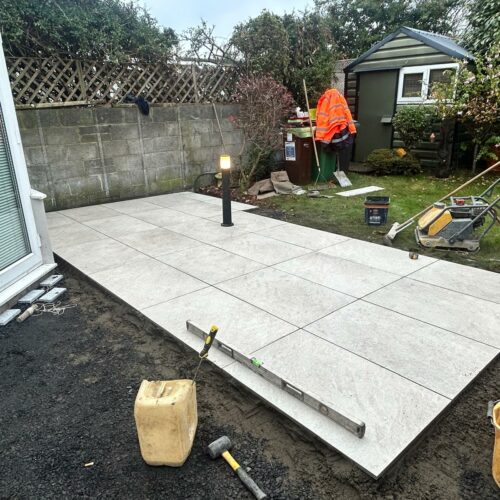 Porcelain Tiled Patio in Lucan, Dublin