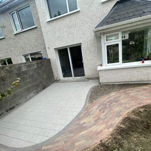 Patio with Corrib and Block Paving in Kilcock, Co. Kildare