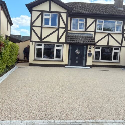 Resin Bound Driveway with Granite Borders in Kilcock, Co. Kildare