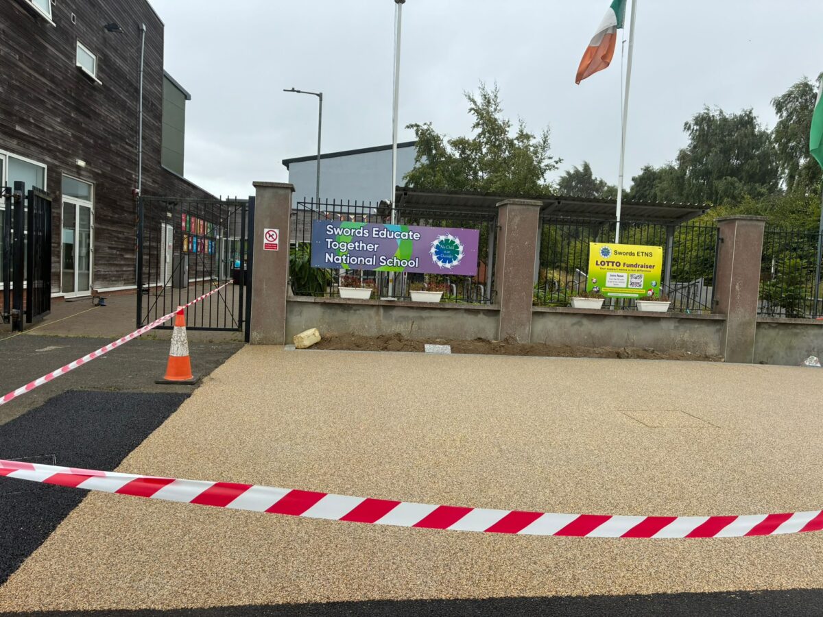 Resin Bound Play Area at Swords Educate Together National School, Swords, Co. Dublin