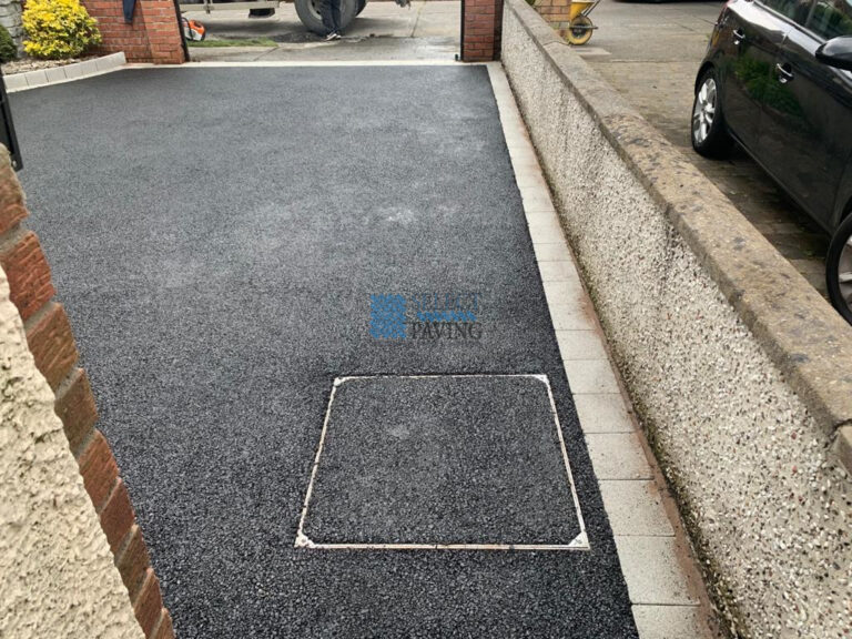 Asphalt Driveway with Granite Borderline in Palmerstown, Dublin