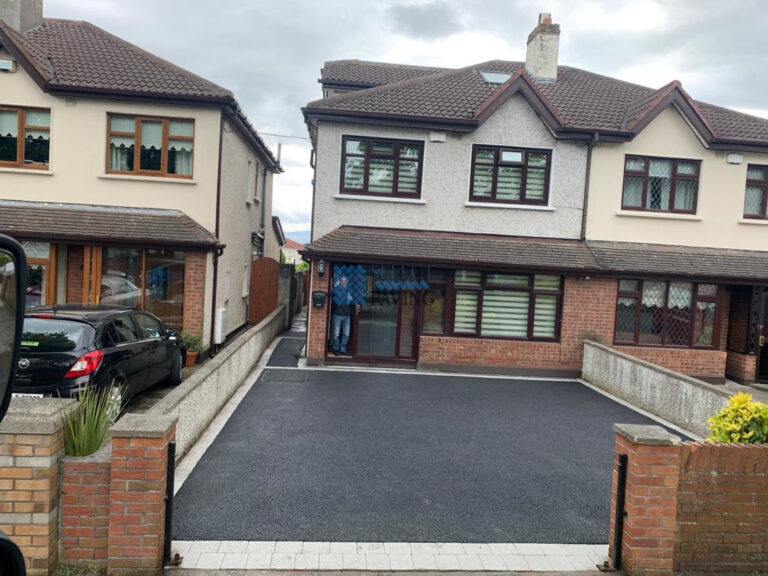 Asphalt Driveway with Granite Borderline in Palmerstown, Dublin