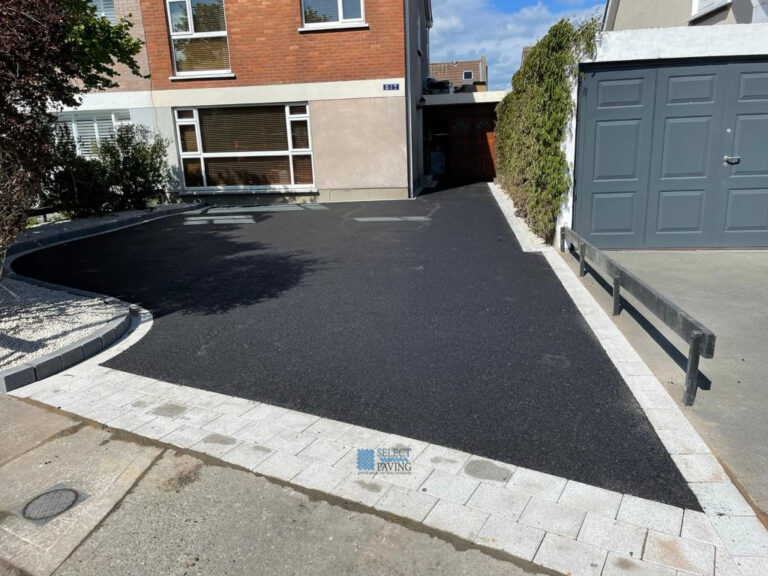 Asphalt Driveway with Granite Slabbed Patio in Blackrock, Dublin