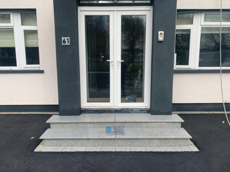 Asphalt Driveway with Plastered Walls and Fencing in Raheny, Dublin