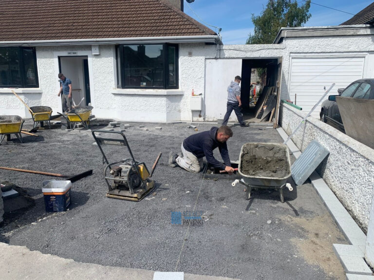 Asphalt Driveway with Silver Granite Borderline in Rathfarnham, Dublin