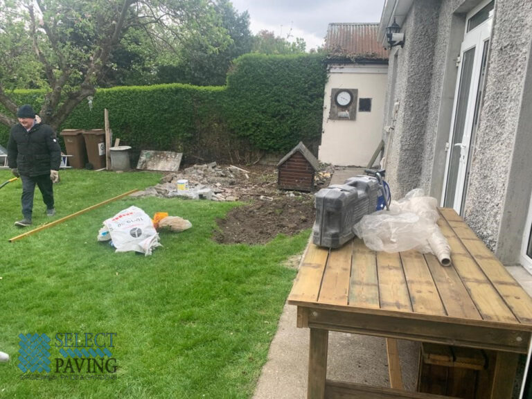 Buff Granite Slabbed Patio in Ranelagh, Dublin