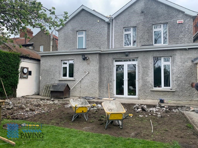 Buff Granite Slabbed Patio in Ranelagh, Dublin