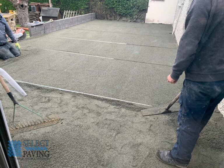 Buff Granite Slabbed Patio in Ranelagh, Dublin
