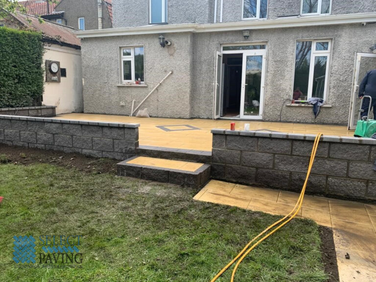 Buff Granite Slabbed Patio in Ranelagh, Dublin