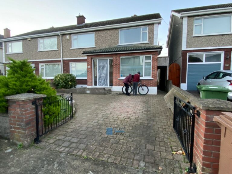 Driveway with Lismore Paving and Block Kerbs in Raheny, Dublin