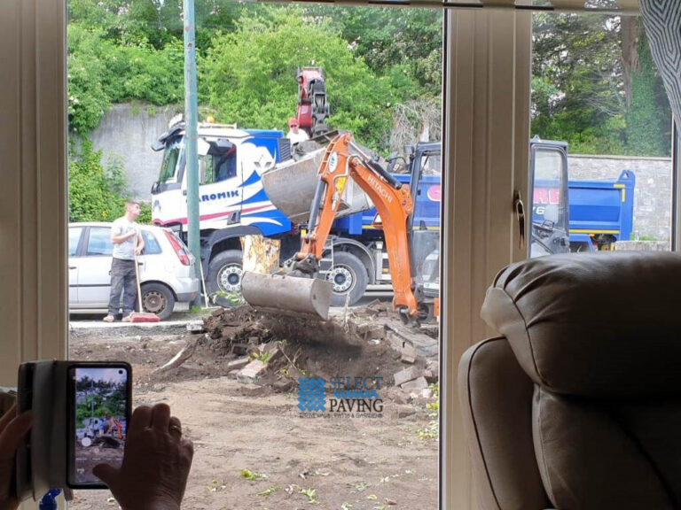 Granite Driveway with Charcoal Grey Borderline in Cabra, Dublin