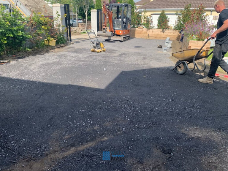 Gravel Driveway with Brick Borderlines in Donabate, Dublin