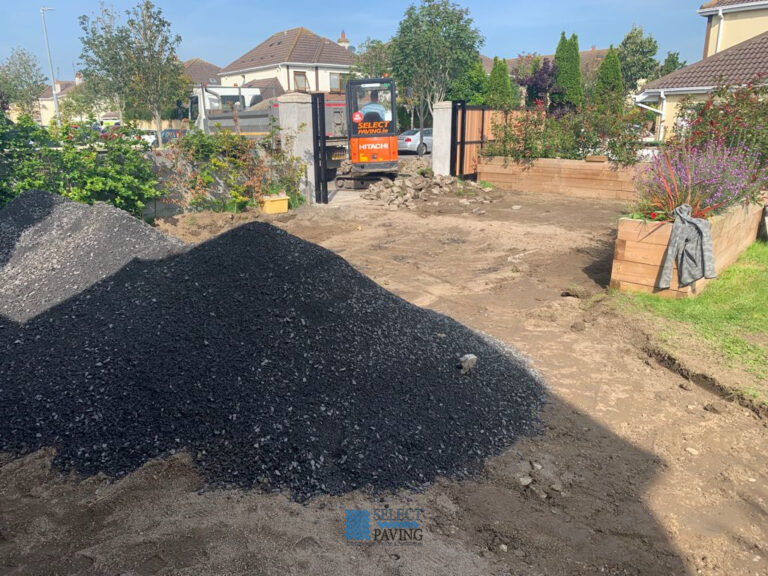 Gravel Driveway with Brick Borderlines in Donabate, Dublin