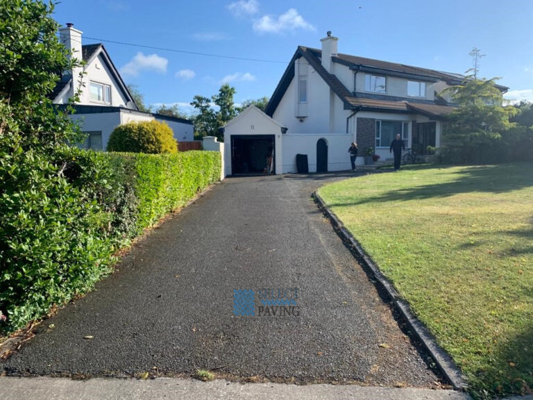 Gravel Driveway with Granite Cobbles for Apron in Sutton, Dublin