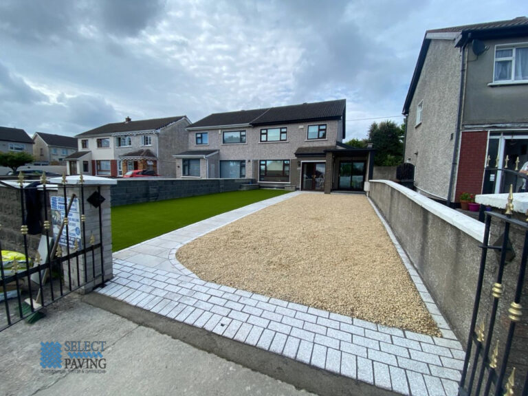 Gravel Driveway with Granite Pathway and Apron in Kilbarrack, Dublin