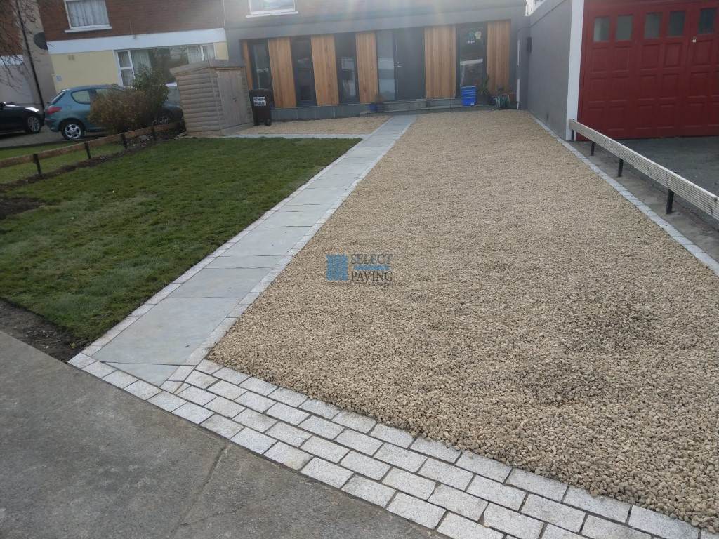 Gravel driveway installation in Dublin, Ireland from Select Paving