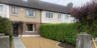 Gravelled Driveway with Granite Pathway and Borderline in Clontarf, Dublin