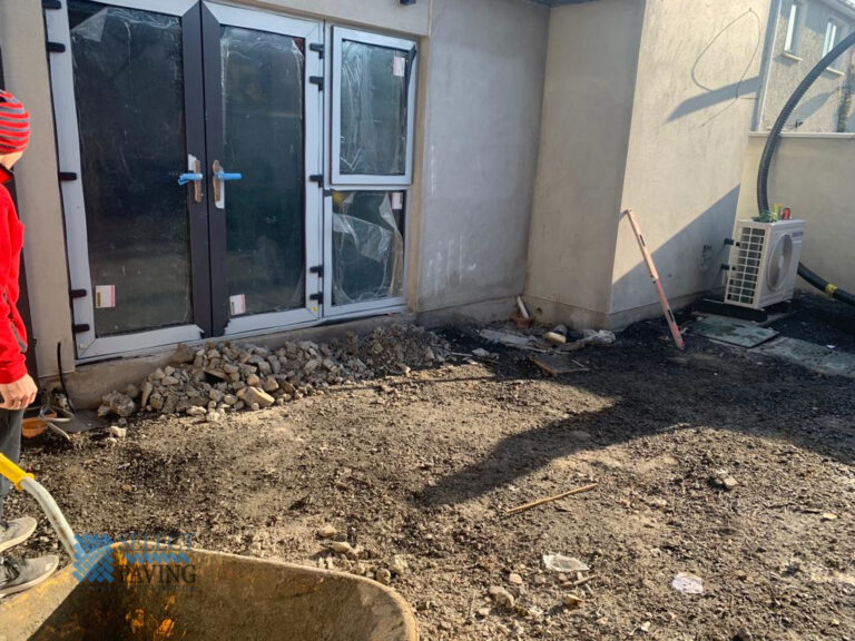 New Patio and Lawn Installation in Beaumont, Dublin