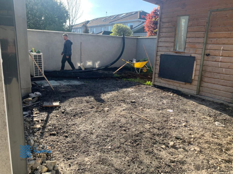 New Patio and Lawn Installation in Beaumont, Dublin