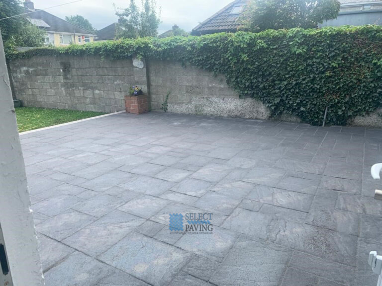 New Slabbed Patio in Stillorgan, Dublin
