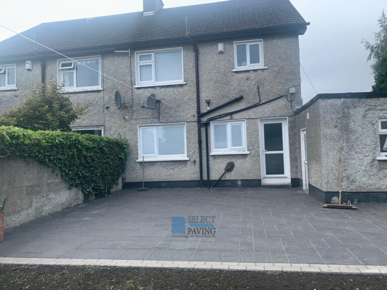 New Slabbed Patio in Stillorgan, Dublin