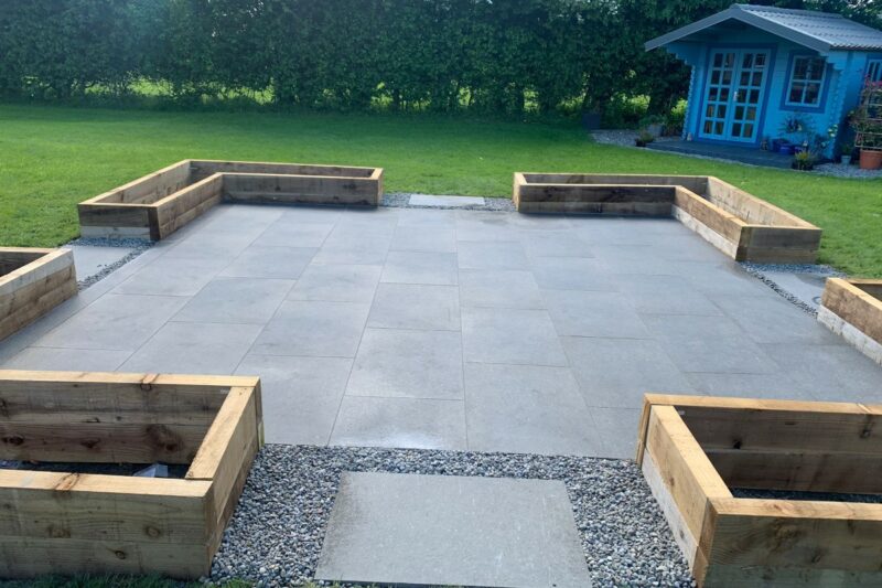 Porcelain Tiled Patio in Clane, Kildare