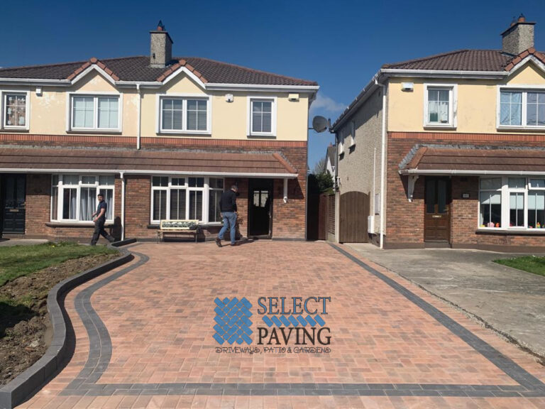 Rustic Cobblestone Driveway in Lucan, Co. Dublin