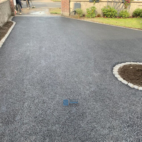 SMA Tarmac Driveway with Granite Cobbles in Glasnevin, Dublin