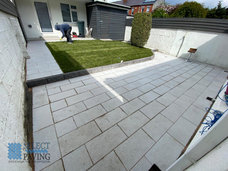 Silver Granite Patio in Glasnevin, Dublin