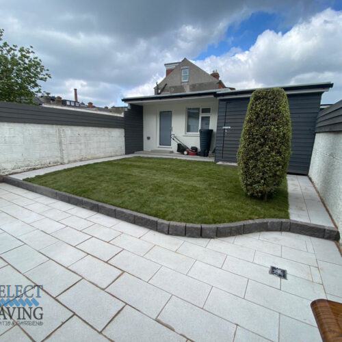Silver Granite Patio in Glasnevin, Dublin