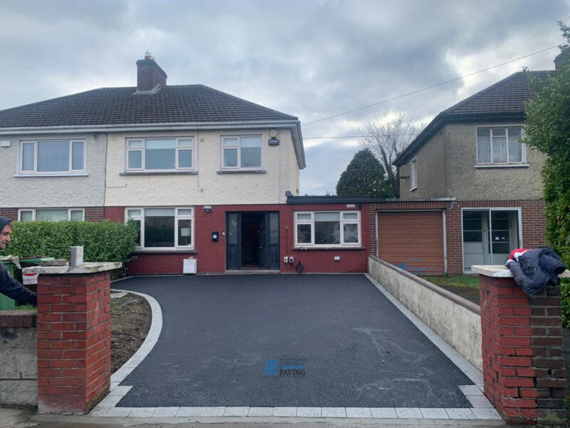 Tarmac Driveway with Cobbled Borderline in Walkinstown, Dublin