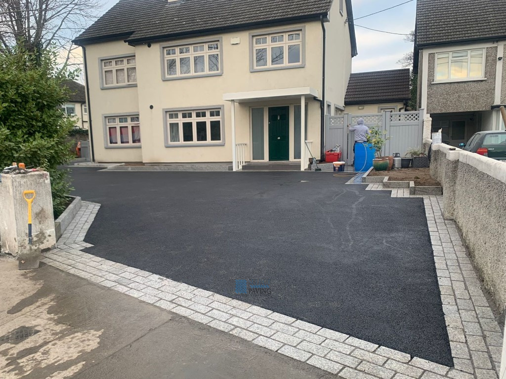 Tarmac Driveway with Two Patio Areas and New Garden Shed in Stillorgan, Dublin - part 2
