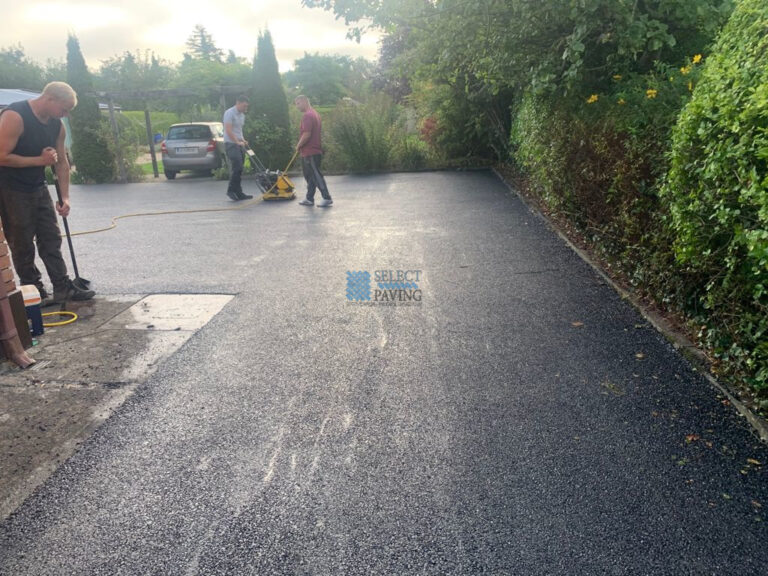 Tarmacadam Driveway with ACO Drains in Dunboyne, Co. Meath