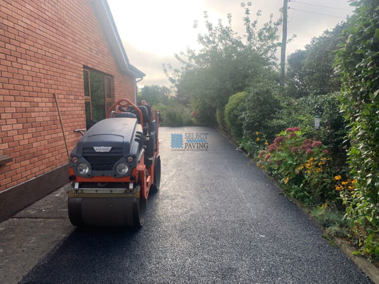 Tarmacadam Driveway with ACO Drains in Dunboyne, Co. Meath