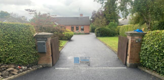 Tarmacadam Driveway with ACO Drains in Dunboyne, Co. Meath