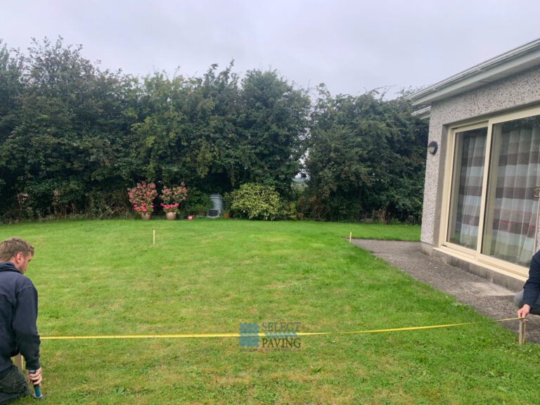 Two Granite Paved Patios with Pathway in Balbriggan, Dublin