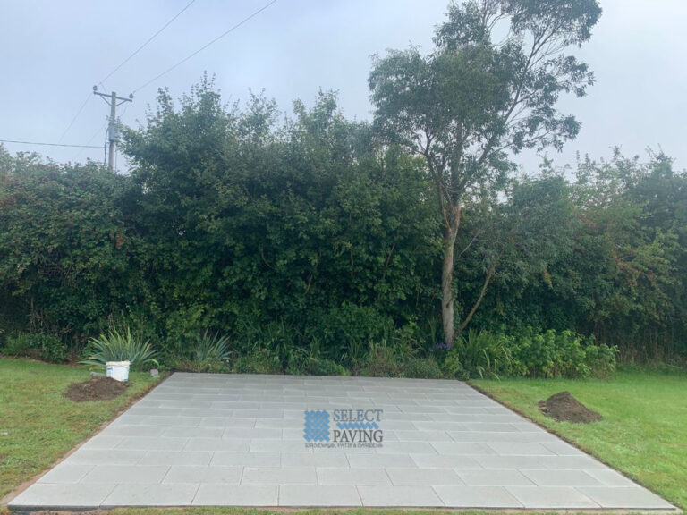 Two Granite Paved Patios with Pathway in Balbriggan, Dublin