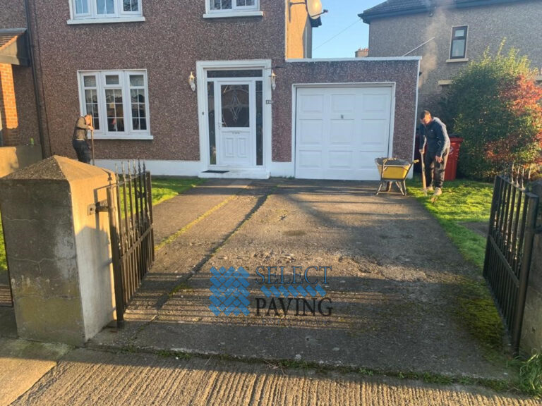 Asphalt Driveway with Brick Border in Dublin