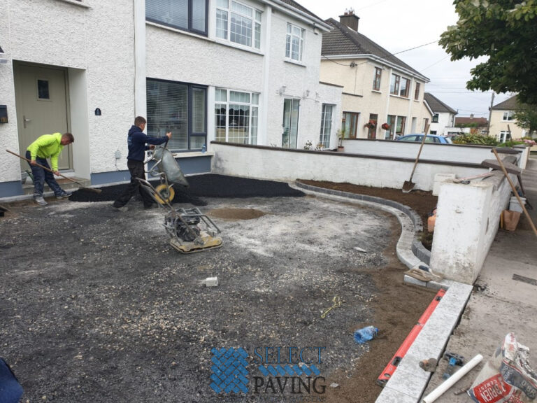Asphalt Driveway with Brick Borderline in Swords, Dublin
