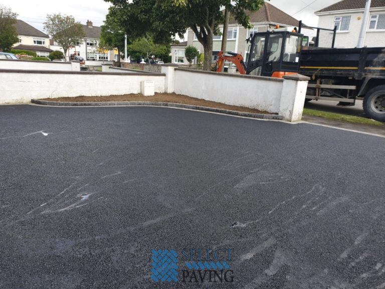 Asphalt Driveway with Brick Borderline in Swords, Dublin