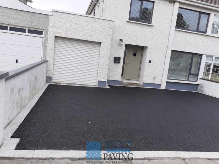 Asphalt Driveway with Brick Borderline in Swords, Dublin