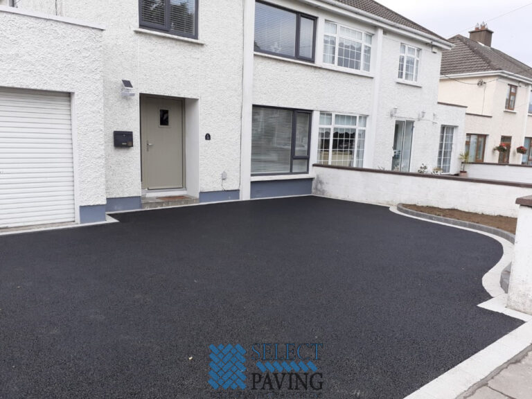 Asphalt Driveway with Brick Borderline in Swords, Dublin