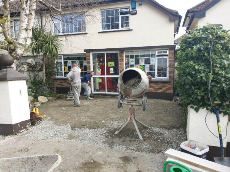 Asphalt Driveway with Buff Granite Cobbles in Dundrum, Dublin