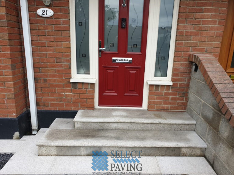Asphalt Driveway with Flagstone Borderline in Palmerstown, Dublin
